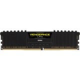 Corsair 64 Go DDR4-3200 Quad-Kit, Mémoire vive Noir, CMK64GX4M4E3200C16, Vengeance LPX, XMP