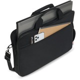 DICOTA D31855 sacoche d'ordinateurs portables 43,9 cm (17.3") Malette Noir, Sac PC portable Noir, Malette, 43,9 cm (17.3"), Sangle épaule, 550 g