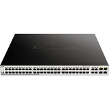 D-Link DGS-1210-52MP Géré L2 Gigabit Ethernet (10/100/1000) Connexion Ethernet, supportant l'alimentation via ce port (PoE) Noir, Gris, Switch Géré, L2, Gigabit Ethernet (10/100/1000), Full duplex, Connexion Ethernet, supportant l'alimentation via ce port (PoE)