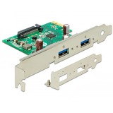DeLOCK PCIe x1 Karte zu 2x ext. USB 3.2 Gen 1, Contrôleur USB 