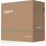 DeepCool CC560 V2, Boîtier PC Noir, 2x USB-A | Tempered Glass