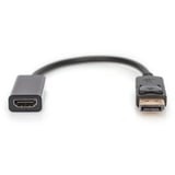 Digitus Adaptateur / Convertisseur DisplayPort > HDMI Noir