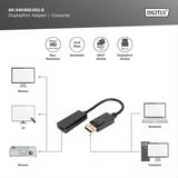 Digitus Adaptateur / Convertisseur DisplayPort > HDMI Noir