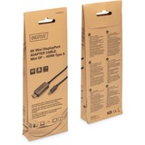 Digitus Câble adaptateur mini DisplayPort > HDMI 8K Noir