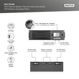 Digitus Pack batterie externe pour modèles d'onduleurs 6kVA et 10kVA, UPS Noir