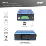 Digitus Switch PoE Gigabit 4P Ind. Non géré 1xSFP 