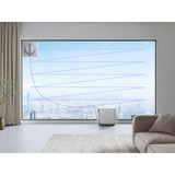 ECOVACS WINBOT W2 PRO OMNI 4500 mAh, Nettoyeur pour fenêtre Blanc, Aspiration, Universel, Blanc, 63 dB, 30 x 40 cm, Batterie