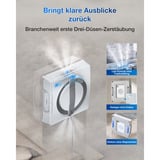 ECOVACS WINBOT W2 PRO OMNI 4500 mAh, Nettoyeur pour fenêtre Blanc, Aspiration, Universel, Blanc, 63 dB, 30 x 40 cm, Batterie