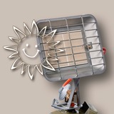 EINHELL Gasheizstrahler GS 4400 P (DE/AT), Chauffage de terrasse 