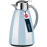 Emsa Thermos CAMPO, 1 litre, Verseuse isotherme Bleu clair/en acier inoxydable