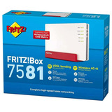 FRITZ! 20002735, Routeur Blanc/Rouge