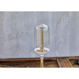 GARDENA ClickUp! mangeoire pour oiseau Transparent, Blanc Acrylique, Bac Transparent, Blanc, Acrylique, 152 mm, 152 mm, 350 mm