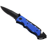 GEDORE Couteau de sauvetage Bleu/Noir