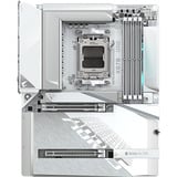 GIGABYTE X870 AORUS STEALTH ICE carte mère socket AM5 Argent/Blanc, RAID, LAN 5 Gb, WLAN, BT, son, ATX