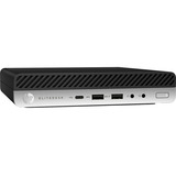 HP EliteDesk 800 G4 MP Reconditionné, Mini PC Noir/Argent