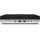 HP EliteDesk 800 G4 MP Reconditionné, Mini PC Noir/Argent