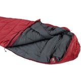 High Peak Redwood -3, Sac de couchage Rouge foncé/gris