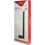 Inter-Tech DMG-19 WLAN 650 Mbit/s, Adaptateur WLAN Sans fil, USB, WLAN, 650 Mbit/s, Noir