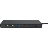 Kensington SD4842P EQ Station d’accueil USB-C sans pilote 10 Gbits/s avec triple sortie vidéo et PD 100 W, Station d'accueil Noir, Station d'accueil, USB 3.2 Gen 2 (3.1 Gen 2) Type-C, 100 W, 3,5 mm, 10,100,1000 Mbit/s, Noir