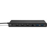Kensington SD4842P EQ Station d’accueil USB-C sans pilote 10 Gbits/s avec triple sortie vidéo et PD 100 W, Station d'accueil Noir, Station d'accueil, USB 3.2 Gen 2 (3.1 Gen 2) Type-C, 100 W, 3,5 mm, 10,100,1000 Mbit/s, Noir