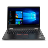 Lenovo  13.3" PC portable 2-en-1   Noir