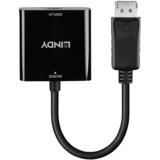 Lindy Convertisseur DisplayPort 1.2 vers HDMI 18G, Adaptateur Noir