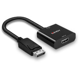 Lindy Convertisseur DisplayPort 1.2 vers HDMI 18G, Adaptateur Noir
