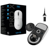 Logitech G Pro X Superlight souris Droitier RF sans fil 25600 DPI, Souris gaming Blanc, Droitier, RF sans fil, 25600 DPI, 1 ms, Blanc