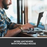 Logitech M185, Souris Gris, 1000 dpi, Vente au détail