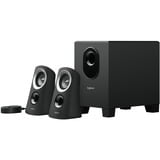 Logitech Système de haut-parleurs Z313, Haut-parleur PC Noir/Argent, Vente au détail