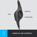 Logitech USB Headset H390, Casque/Écouteur Noir, Vente au détail
