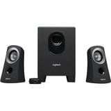 Logitech Z313 Sets d'enceintes, Haut-parleur PC Noir/Argent, 2.1 canaux, 25 W, PC, Noir, 50 W, Avec fil, Vente au détail