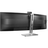 Philips 5000 series 49B2U5900CH/00 écran plat de PC 124 cm (48.8") 5120 x 1440 pixels Dual QHD LCD Noir Moniteur UltraWide incurvé  Noir/Argent, 124 cm (48.8"), 5120 x 1440 pixels, Dual QHD, LCD, 4 ms, Noir