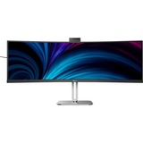 Philips 5000 series 49B2U5900CH/00 écran plat de PC 124 cm (48.8") 5120 x 1440 pixels Dual QHD LCD Noir Moniteur UltraWide incurvé  Noir/Argent, 124 cm (48.8"), 5120 x 1440 pixels, Dual QHD, LCD, 4 ms, Noir