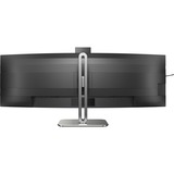 Philips 5000 series 49B2U5900CH/00 écran plat de PC 124 cm (48.8") 5120 x 1440 pixels Dual QHD LCD Noir Moniteur UltraWide incurvé  Noir/Argent, 124 cm (48.8"), 5120 x 1440 pixels, Dual QHD, LCD, 4 ms, Noir
