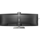 Philips 5000 series 49B2U5900CH/00 écran plat de PC 124 cm (48.8") 5120 x 1440 pixels Dual QHD LCD Noir Moniteur UltraWide incurvé  Noir/Argent, 124 cm (48.8"), 5120 x 1440 pixels, Dual QHD, LCD, 4 ms, Noir
