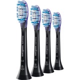 Philips G3 Premium Gum Care HX9054/33 Lot de 4 + noir + têtes de brosse soniques, Tête brosse à dent électrique Noir, 4 pièce(s), Noir, Doux, Caoutchouc