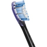 Philips Lot de 4 têtes de brosse standard, Tête brosse à dent électrique Noir, 4 pièce(s), Noir, Doux, Caoutchouc