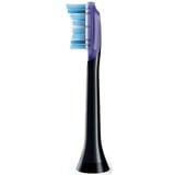 Philips Lot de 4 têtes de brosse standard, Tête brosse à dent électrique Noir, 4 pièce(s), Noir, Doux, Caoutchouc