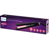 Philips StraightCare Essential BHS378/00, Lisseur de cheveux Noir/rosé