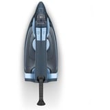 Rowenta DW4320 Fer à repasser à sec ou à vapeur Semelle Laser Microsteam 300 2500 W Bleu, Fer à vapeur Gris foncé/Bleu, Fer à repasser à sec ou à vapeur, Semelle Laser Microsteam 300, 2 m, 160 g/min, Bleu, 40 g/min