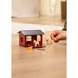 Schleich FARM WORLD Niche avec Golden Retriever, Figurine Animal, 3 an(s), Multicolore