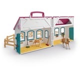 Schleich HORSE CLUB Écurie Transportable, Jeu de construction Ferme, 5 an(s), Multicolore