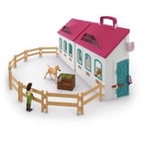 Schleich HORSE CLUB Écurie Transportable, Jeu de construction Ferme, 5 an(s), Multicolore