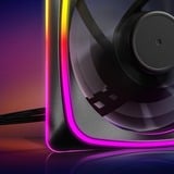 Sharkoon SHARK Lights RGB PWM ventilateur de boîtier Noir, 120 x 120 x 25 mm