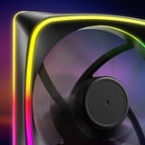 Sharkoon SHARK Lights RGB PWM ventilateur de boîtier Noir, 120 x 120 x 25 mm