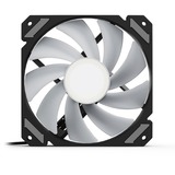 Sharkoon SHARK Mirror RGB PWM, Ventilateur de boîtier Noir, 4 broches PWM