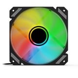 Sharkoon SHARK Mirror RGB PWM ventilateur de boîtier Noir, 120 x 120 x 25 mm