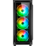 Sharkoon TK4 RGB reconditionné boîtier midi tower Noir | 4x USB-A | RGB | Window