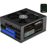 SilverStone SST-ST1500-TI v2.0, 1500 Watt alimentation  Noir, 1500 W, 90 - 264 V, 1600 W, 47 - 63 Hz, Actif, 120 W